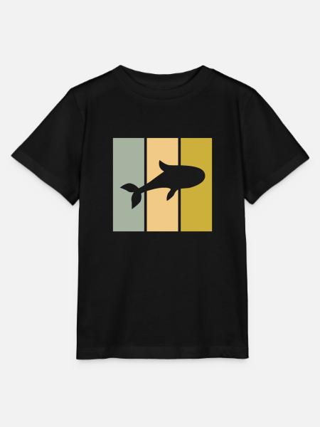 Fisch - Stanley/Stella Kinder T-Shirt MINI CREATOR  - Schwarz
