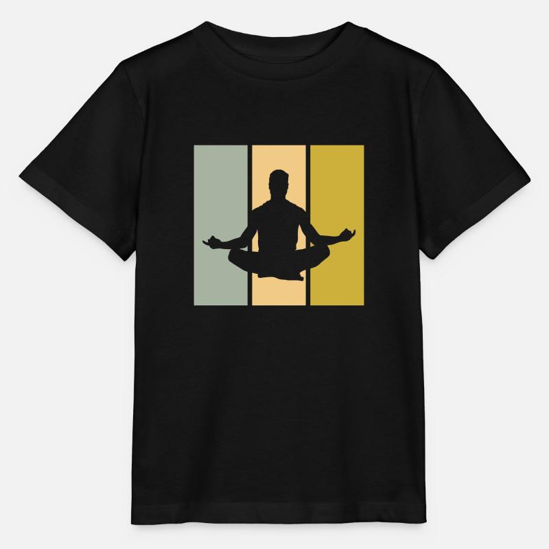 Méditation - T-shirt bio MINI CREATOR Stanley/Stella Enfant - noir