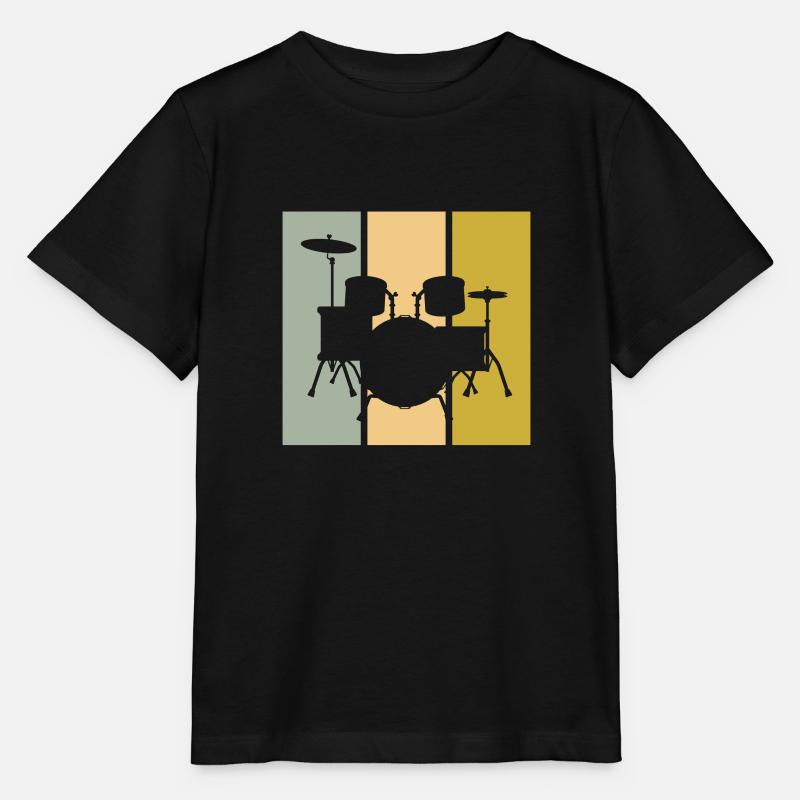 Percussion - T-shirt bio MINI CREATOR Stanley/Stella Enfant - noir