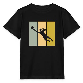 Goalkeeper - Stanley/Stella MINI CREATOR Kids’ T-Shirt - black - Front - Mikhail (115cm)