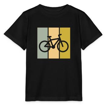 Bicyclette - T-shirt bio MINI CREATOR Stanley/Stella Enfant - noir - Devant - Mikhail (115cm)