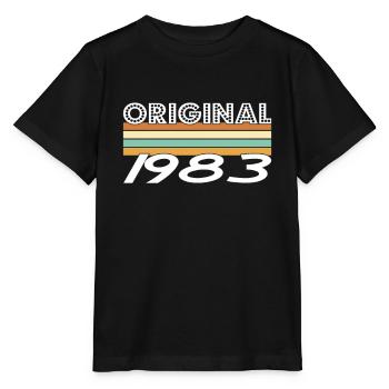 Original 1983 - T-shirt bio MINI CREATOR Stanley/Stella Enfant - noir - Devant - Mikhail (115cm)