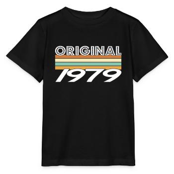 Original 1979 - T-shirt bio MINI CREATOR Stanley/Stella Enfant - noir - Devant - Mikhail (115cm)