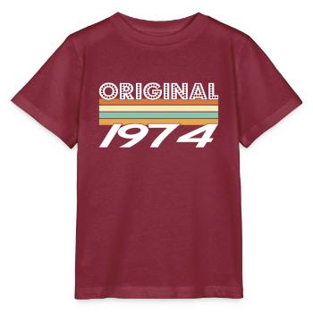 Original 1974 - T-shirt bio MINI CREATOR Stanley/Stella Enfant - bordeaux - Devant - Kain (125cm)