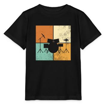 Percussion - Stanley/Stella MINI CREATOR Kids’ T-Shirt - black - Front - Mikhail (115cm)