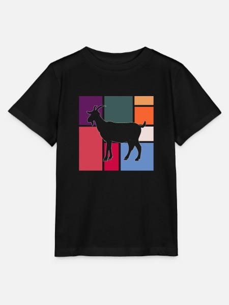 Ziege - Stanley/Stella Kinder T-Shirt MINI CREATOR - Schwarz