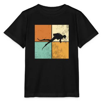 Plonger - T-shirt bio MINI CREATOR Stanley/Stella Enfant - noir - Devant - Mikhail (115cm)