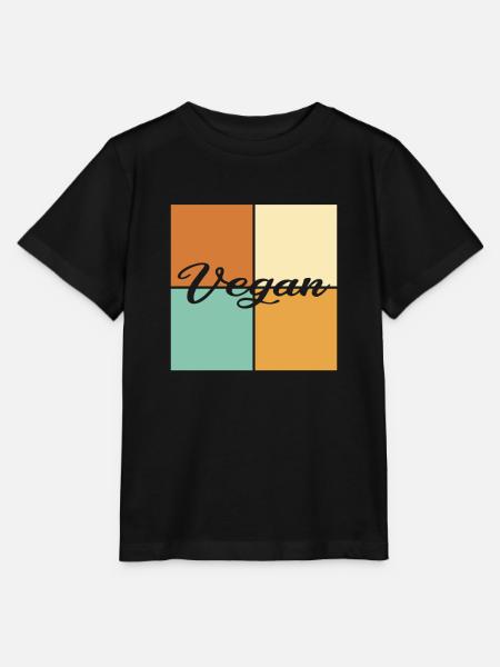 Vegan - Stanley/Stella Kinder T-Shirt MINI CREATOR - Schwarz