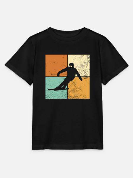 Ski - Stanley/Stella Kinder T-Shirt MINI CREATOR - Schwarz