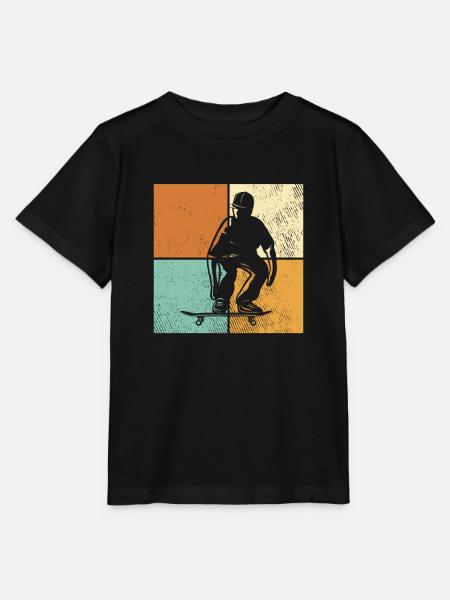Skate - Stanley/Stella Kinder T-Shirt MINI CREATOR - Schwarz
