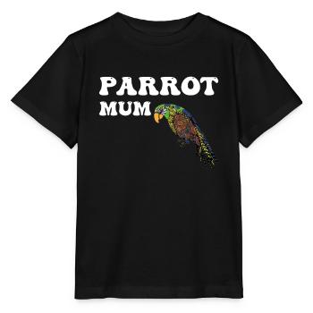 Perroquets Maman - T-shirt bio MINI CREATOR Stanley/Stella Enfant - noir - Devant - Mikhail (115cm)