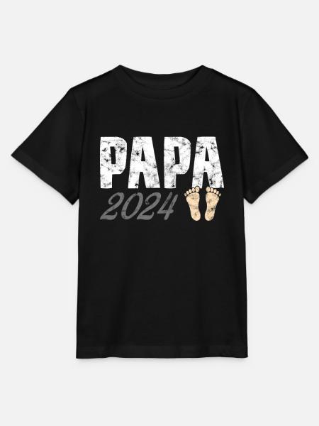 Papa 2024 - Stanley/Stella Kinder T-Shirt MINI CREATOR - Schwarz
