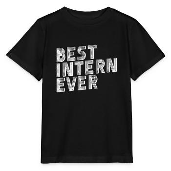 best intern - Stanley/Stella MINI CREATOR Kids’ T-Shirt - black - Front - Mikhail (115cm)