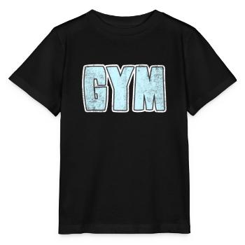 Gym Fitnessstudio - Stanley/Stella Kinder T-Shirt MINI CREATOR  - Schwarz - Vorne - Mikhail (115cm)