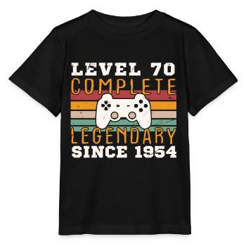 Stufe 70 Schließe 1954 Geburtstagsgeschenk ab - Stanley/Stella Kinder T-Shirt MINI CREATOR  - Schwarz - Vorne - Mikhail (115cm)