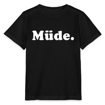 Pyjama fatigué Sommeil fatigué Se détendre Se détendre Drôle Dire - T-shirt bio MINI CREATOR Stanley/Stella Enfant - noir - Devant - Mikhail (115cm)