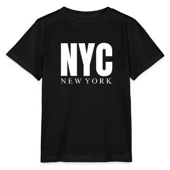 New York - T-shirt bio MINI CREATOR Stanley/Stella Enfant - noir - Devant - Mikhail (115cm)