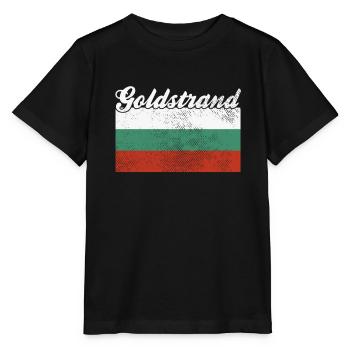 Goldstrand Bulgarien - Stanley/Stella Kinder T-Shirt MINI CREATOR  - Schwarz - Vorne - Mikhail (115cm)