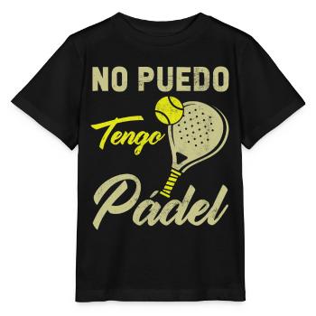 Ich kann keine Padel-Padel-Athleten haben - Stanley/Stella Kinder T-Shirt MINI CREATOR  - Schwarz - Vorne - Mikhail (115cm)