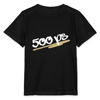 Cadeau de rap allemand 500 ps - T-shirt bio MINI CREATOR Stanley/Stella Enfant - noir - Devant - Mikhail (115cm)