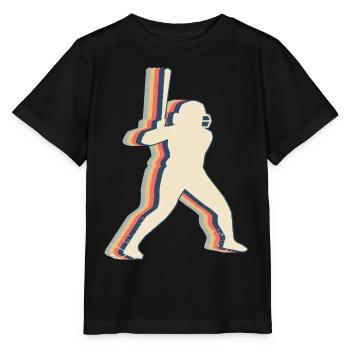 Softball Player Team Coach Coach Retro - Stanley/Stella MINI CREATOR Kids’ T-Shirt - black - Front - Mikhail (115cm)