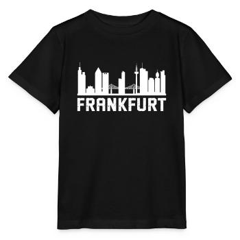 Frankfurt Skyline - Stanley/Stella Kinder T-Shirt MINI CREATOR  - Schwarz - Vorne - Mikhail (115cm)
