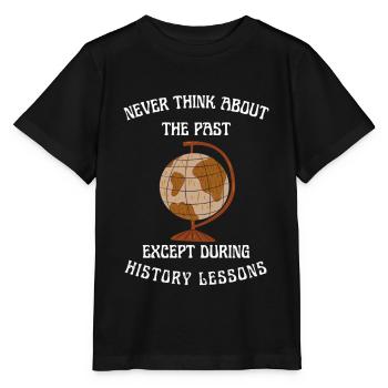 History Teacher History History Lessons - Stanley/Stella MINI CREATOR Kids’ T-Shirt - black - Front - Mikhail (115cm)