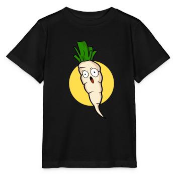 Betterave surprise - T-shirt bio MINI CREATOR Stanley/Stella Enfant - noir - Devant - Mikhail (115cm)