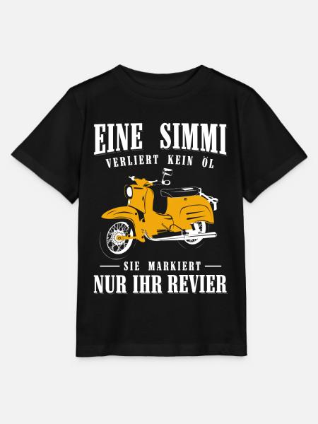 Schwalbe, Eine Simmi leckt nicht,Markiert Revier - Stanley/Stella Kinder T-Shirt MINI CREATOR  - Schwarz