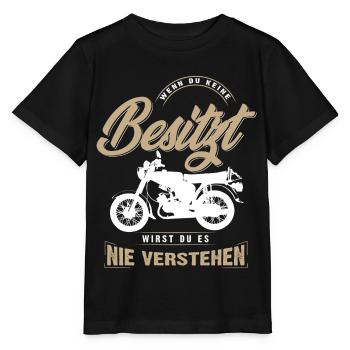 Simson, Simmi, DDR Ostalgie If you have none - Stanley/Stella MINI CREATOR Kids’ T-Shirt - black - Front - Mikhail (115cm)