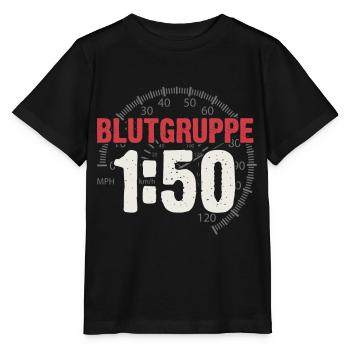 Blood Group 1:50 Gasoline Moped DDR Ostalgie Simson - Stanley/Stella MINI CREATOR Kids’ T-Shirt - black - Front - Mikhail (115cm)