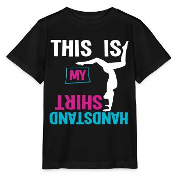 Ceci est ma chemise de poirier, les filles de sport, - T-shirt bio MINI CREATOR Stanley/Stella Enfant - noir - Devant - Mikhail (115cm)