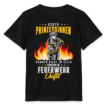 Feuerwehrfrauen Kommen nicht im Kleid - Stanley/Stella Kinder T-Shirt MINI CREATOR  - Schwarz - Vorne - Mikhail (115cm)
