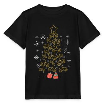 Gamer Weihnachtsbaum Videospiele - Stanley/Stella Kinder T-Shirt MINI CREATOR  - Schwarz - Vorne - Mikhail (115cm)