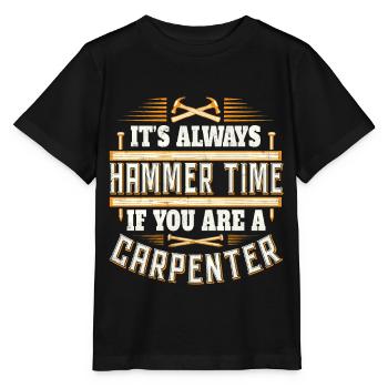 Charpentier - Charpentier - T-shirt bio MINI CREATOR Stanley/Stella Enfant - noir - Devant - Mikhail (115cm)