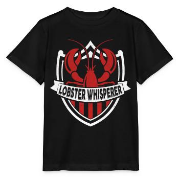 Hummer Seekrebs Lobster Meeresfrüchte - Stanley/Stella Kinder T-Shirt MINI CREATOR  - Schwarz - Vorne - Mikhail (115cm)