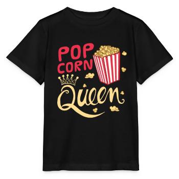 Popcorn - Stanley/Stella Kinder T-Shirt MINI CREATOR  - Schwarz - Vorne - Mikhail (115cm)