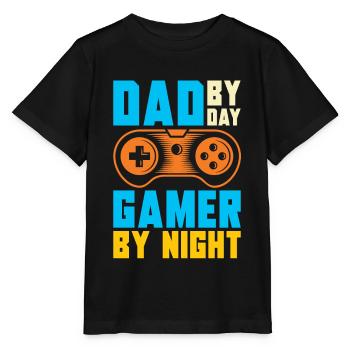 Gamer Gaming Jeux vidéo Jeux vidéo - T-shirt bio MINI CREATOR Stanley/Stella Enfant - noir - Devant - Mikhail (115cm)