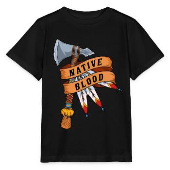 Indian - Stanley/Stella MINI CREATOR Kids’ T-Shirt - black - Front - Mikhail (115cm)