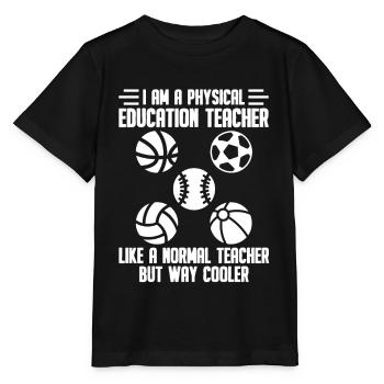 Professeurs d’éducation physique Professeurs d’éducation physique - T-shirt bio MINI CREATOR Stanley/Stella Enfant - noir - Devant - Mikhail (115cm)