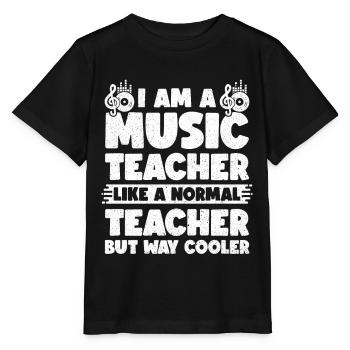 Music Teacher Music Teacher Music Lessons - Stanley/Stella MINI CREATOR Kids’ T-Shirt - black - Front - Mikhail (115cm)