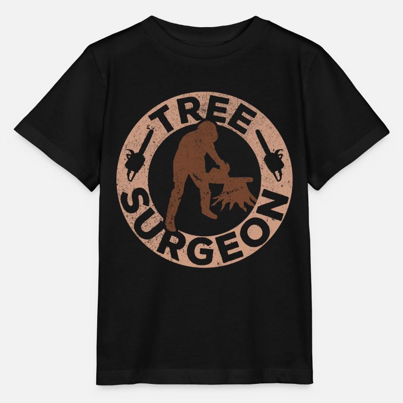 Tree Climbing Arborist Arborist Tree Climber - Stanley/Stella MINI CREATOR Kids’ T-Shirt - black