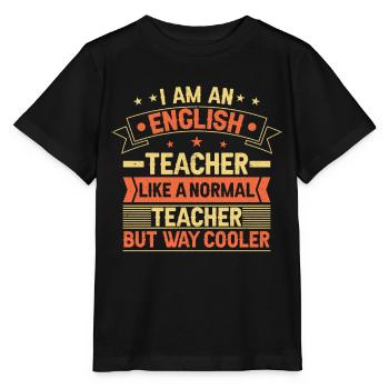 Englisch Lehrer - Stanley/Stella Kinder T-Shirt MINI CREATOR  - Schwarz - Vorne - Mikhail (115cm)