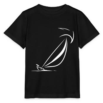 Seglen Segelboot Segler - Stanley/Stella Kinder T-Shirt MINI CREATOR  - Schwarz - Vorne - Mikhail (115cm)