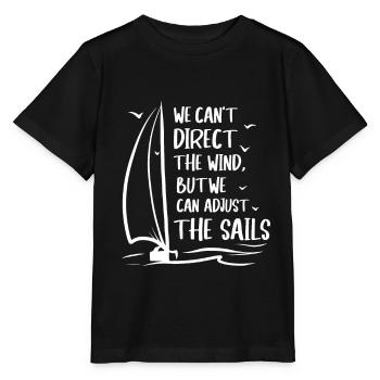 Seglen Segelboot Segler - Stanley/Stella Kinder T-Shirt MINI CREATOR  - Schwarz - Vorne - Mikhail (115cm)