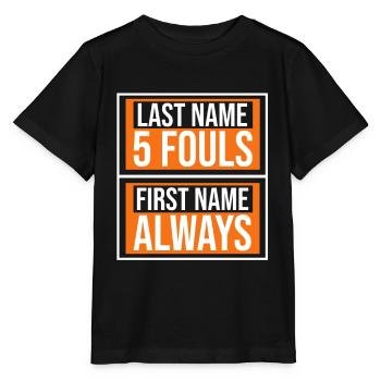 Basketteur - T-shirt bio MINI CREATOR Stanley/Stella Enfant - noir - Devant - Mikhail (115cm)