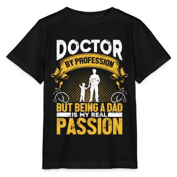Médecin Médecin Médecin spécialiste Médecin - T-shirt bio MINI CREATOR Stanley/Stella Enfant - noir - Devant - Mikhail (115cm)
