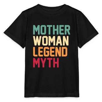 Mama Mutter Mami Muttertag - Stanley/Stella Kinder T-Shirt MINI CREATOR  - Schwarz - Vorne - Mikhail (115cm)