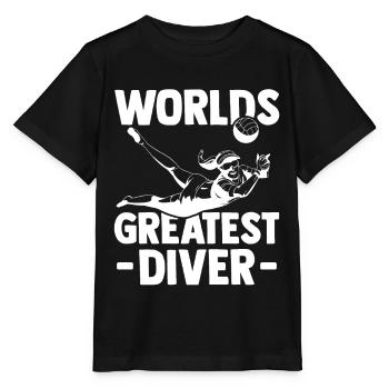 Volleyball Beach Volleyball - Stanley/Stella MINI CREATOR Kids’ T-Shirt - black - Front - Mikhail (115cm)
