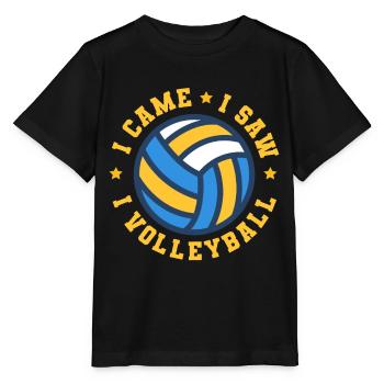Volleyball Beach Volleyball - Stanley/Stella MINI CREATOR Kids’ T-Shirt - black - Front - Mikhail (115cm)